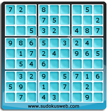 Sudoku de Niveau Très Facile Sudoku de Niveau Très Facile