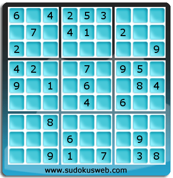 Sudoku von mittelmässiger höhe