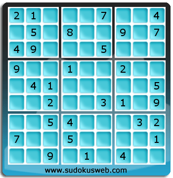 Sudoku von mittelmässiger höhe