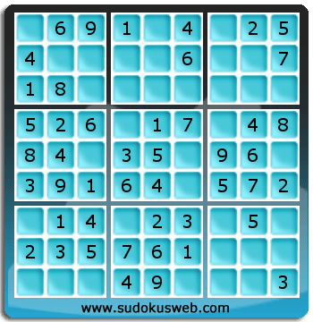 Sudoku de Niveau Très Facile Sudoku de Niveau Très Facile