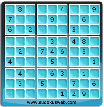 Sudoku von mittelmässiger höhe