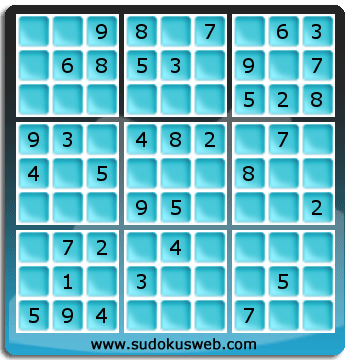 Sudoku von einfacher höhe