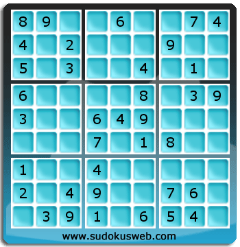 Sudoku von einfacher höhe Sudoku von einfacher höhe
