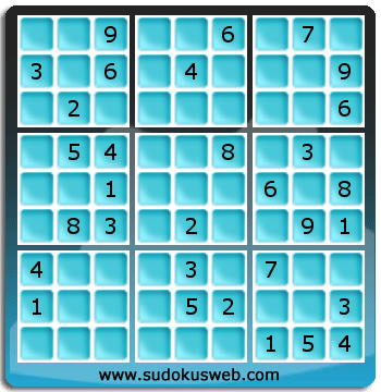 Sudoku von mittelmässiger höhe