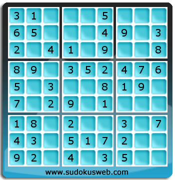 Sudoku von sehr einfacher höhe