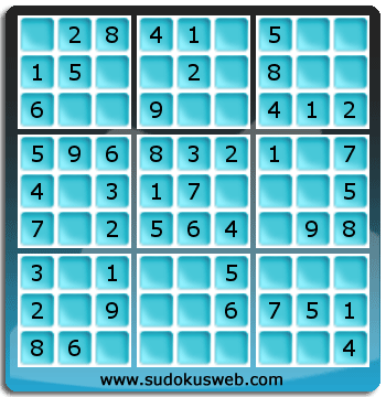 Sudoku de Niveau Très Facile Sudoku de Niveau Très Facile