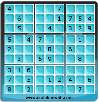 Sudoku de Niveau Facile Sudoku de Niveau Facile