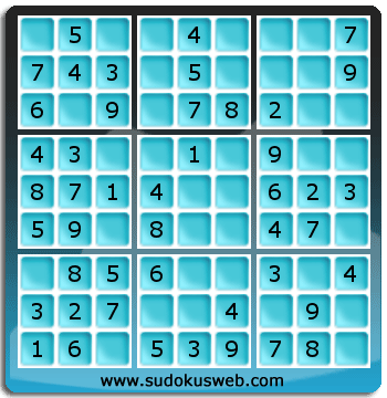 Sudoku von sehr einfacher höhe