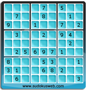 Sudoku von mittelmässiger höhe