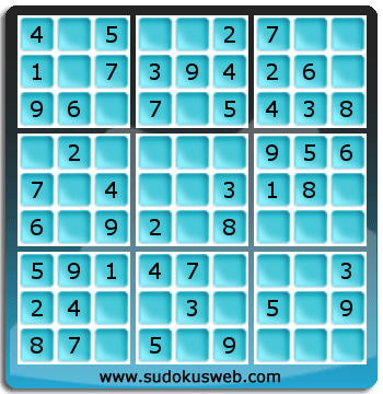 Sudoku de Nivel Muy Fácil