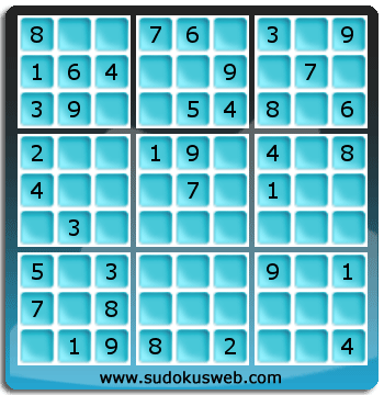 Sudoku von einfacher höhe