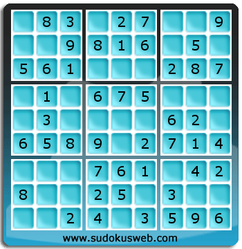 Nivel Muito Facil de Sudoku