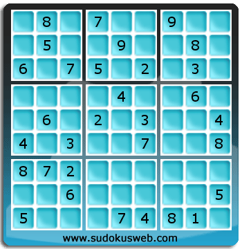 Sudoku von mittelmässiger höhe