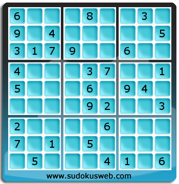 Sudoku von mittelmässiger höhe