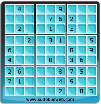 Sudoku von mittelmässiger höhe