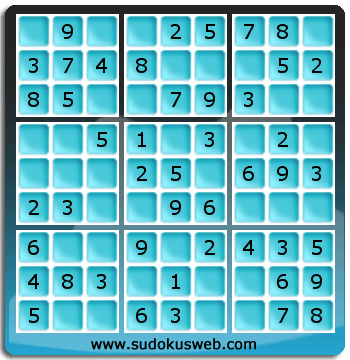 Sudoku de Niveau Très Facile Sudoku de Niveau Très Facile