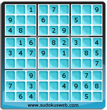 Sudoku de Niveau Facile Sudoku de Niveau Facile