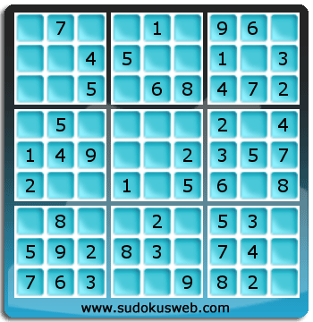 Nivel Muito Facil de Sudoku Nivel Muito Facil de Sudoku