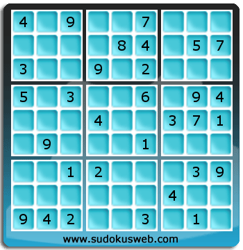 Sudoku von mittelmässiger höhe