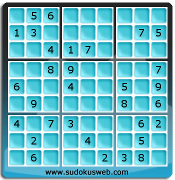 Sudoku von mittelmässiger höhe