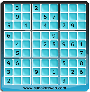 Sudoku von mittelmässiger höhe