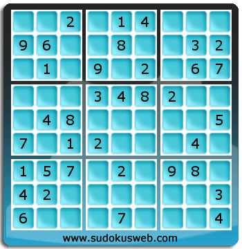 Sudoku von einfacher höhe