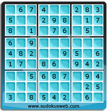 Sudoku de Niveau Très Facile