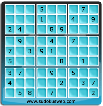 Sudoku von mittelmässiger höhe