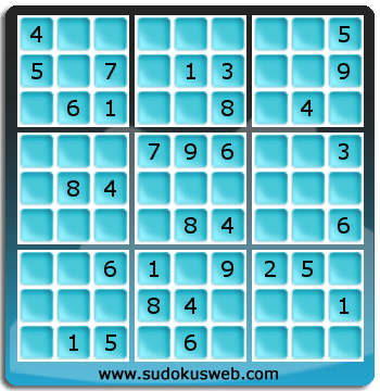 Sudoku von mittelmässiger höhe