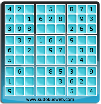 Nivel Muito Facil de Sudoku