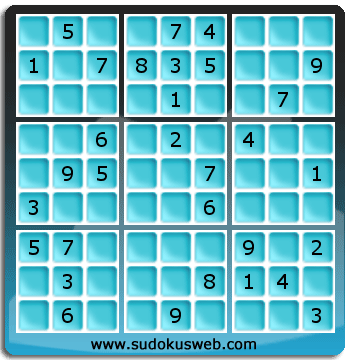 Sudoku von mittelmässiger höhe