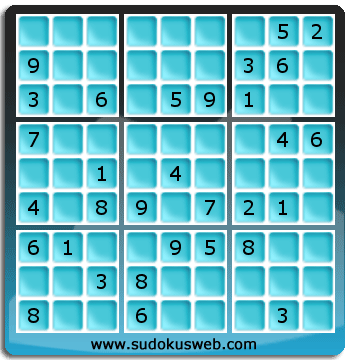 Sudoku von mittelmässiger höhe