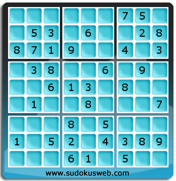 Sudoku von einfacher höhe