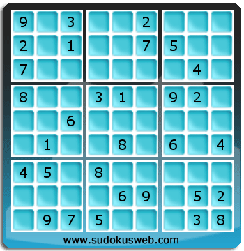 Sudoku von mittelmässiger höhe