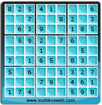 Sudoku de Niveau Très Facile