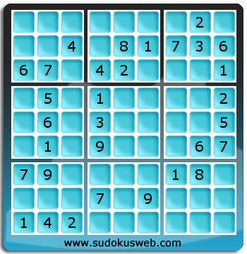 Sudoku von mittelmässiger höhe