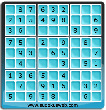 Sudoku de Niveau Très Facile Sudoku de Niveau Très Facile