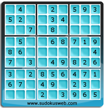 Sudoku de Nivel Muy Fácil