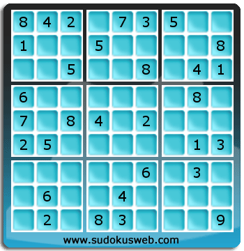 Sudoku von mittelmässiger höhe