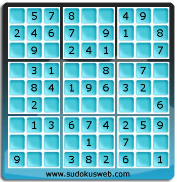 Sudoku von sehr einfacher höhe