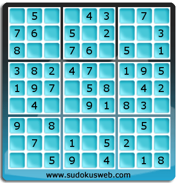 Sudoku de Niveau Très Facile Sudoku de Niveau Très Facile