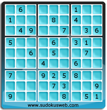 Sudoku von mittelmässiger höhe