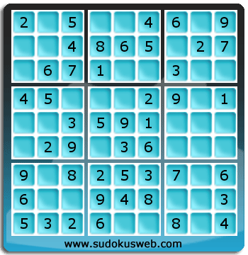 Sudoku von sehr einfacher höhe