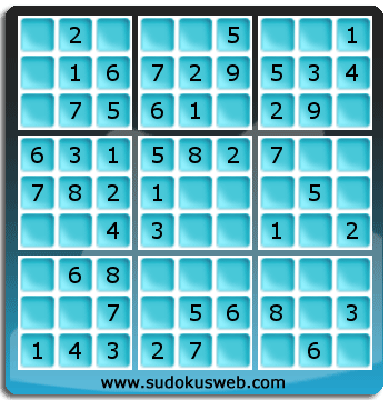 Sudoku de Nivell Molt Fàcil Sudoku de Nivell Molt Fàcil
