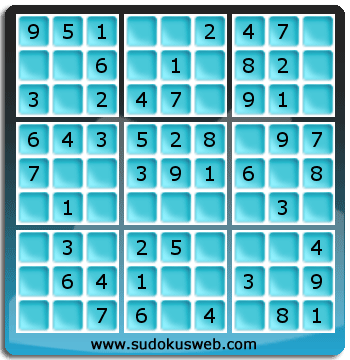 Sudoku de Niveau Très Facile Sudoku de Niveau Très Facile