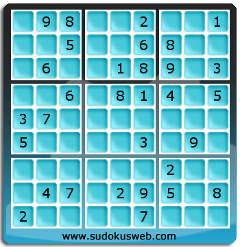 Sudoku von mittelmässiger höhe