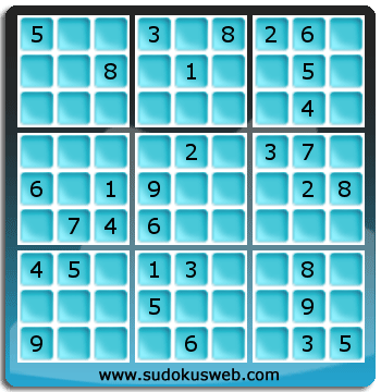 Sudoku von mittelmässiger höhe