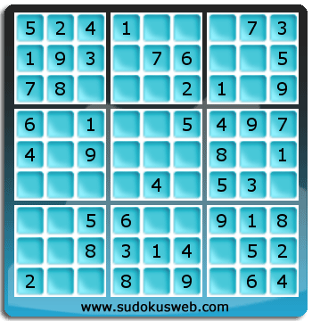 Sudoku de Niveau Très Facile