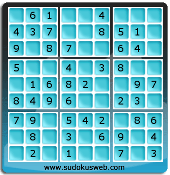 Nivel Muito Facil de Sudoku Nivel Muito Facil de Sudoku