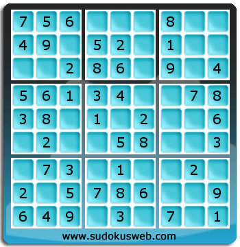 Sudoku von sehr einfacher höhe